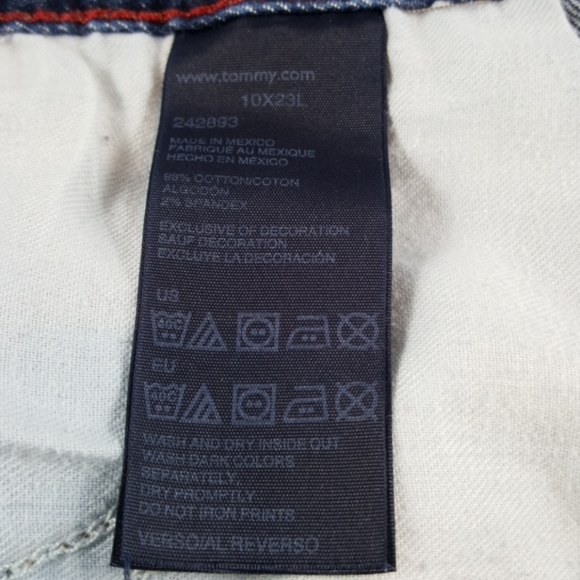 Spirit Crop Tommy Hilfiger Dark Wash Jeans (10) - Picture 8 of 10